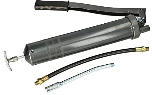 KOTARBAU® Schmierpresse 500ml mit Hochdruckschlauch für Schmiernippel Handhebelbetrieb