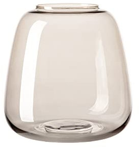Fink Sunday Vase,Glas,grau Höhe 19, Ø 185cm 116066