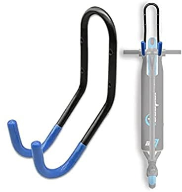 BEEPER Me161 Wandhalterung für Scooter/Fahrrad, schwarz/blau, 11 x 36 x 10 cm Diamètre Ø16 mm