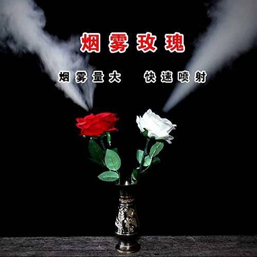 Smoke Rose - Stage Magic / Magic Trick / Magic Props / Party Trick / Magic Gimmick (weiß)