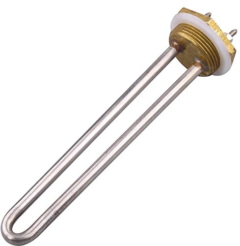 DERNORD Elemento calefactor de agua de 12 V, 300 W, brida de cobre, pieza de repuesto