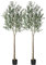CROSOFMI Künstliche Olivenbaum Pflanzen 210cm Fake Tropische Plastik Pflanze Perfekte Große Pflanzen im Topf für Indoor Outdoor Haus Büro Garten Moderne Dekoration Housewarming Geschenk