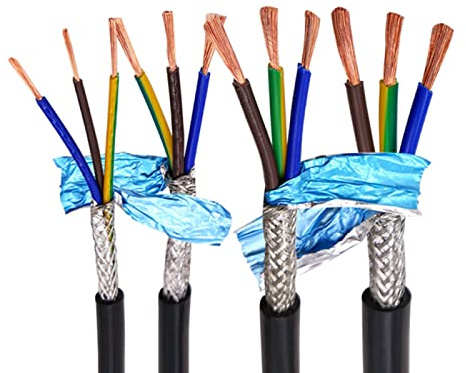 Multi-core shielded cable RVVP 22AWG