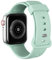 AOTUAO Correa Compatible con Apple Watch Correa 41mm 40mm 38mm para Mujeres Hombres, Deportivas de Silicona Correa de Repuest para iWatch SE Series 9 8 7 6 5 4 3 2 1, Cloud Grey