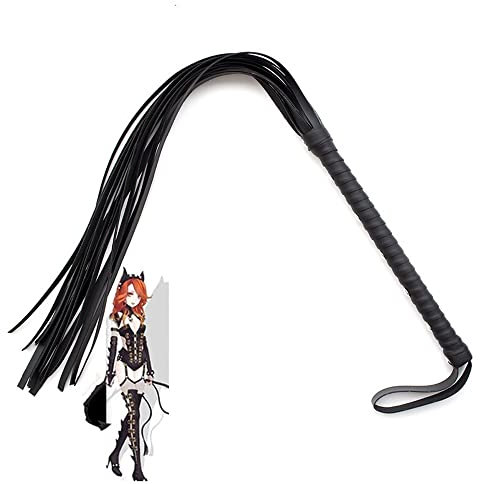 SexReaper Cravache équestre en Cuir Noir pour Couple
