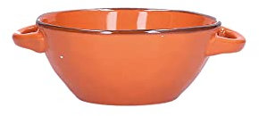 THUN ROSE & TULIPANI Bol à soupe avec poignées Concerto Orange