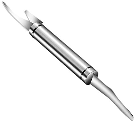 2Pcs Double-Row Shrimp Fish Maw Knifes - 5 in 1 Multifunctional Shrimp Fish Maw Knifes | Double Row Knives Fish Scale Planer with Shrimp Stripping Tools,Fish Scale Planer for Home