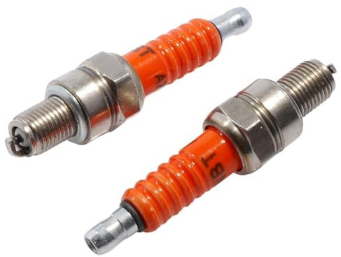 2EXTREME Zündkerze 2x A7RTC kompatibel für GY6 China Roller 50, 70, 125, 150, 180, 200ccm Rex, Baotian
