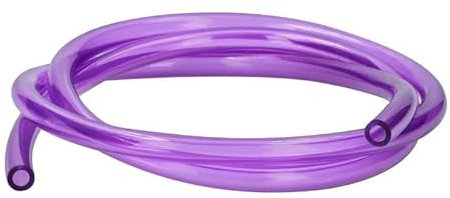 cyclingcolors tubo benzina viola trasparente flessibile doppio spessore carburante auto moto ciclomotore tagliaerba tosaerba, Ø5mm x 1 metro