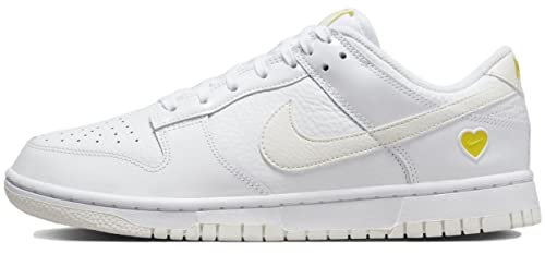 Nike Scarpe da Basket da Donna W Dunk Low, Bianco, 36.5 EU