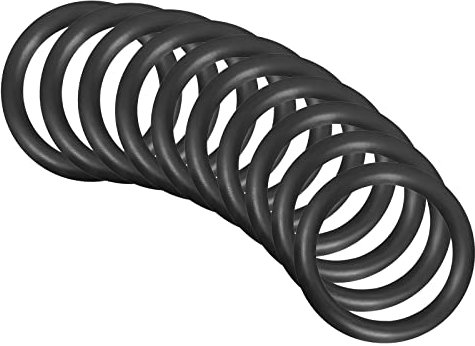 QUARKZMAN 10 Stück Nitrilkautschuk Gummiringe O Abdichtung 40mm x 30mm x 5mm für Wasserhahn Klempner Reparatur Dichtung Verbindung, Schwarz