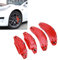 For Tesla Model 3 Sport Car Caliper Cover, Red Yellow Green Aluminium Alloy Disc Brake Caliper Guard Replacement For 18in/19 in Wheels Hub (Red)