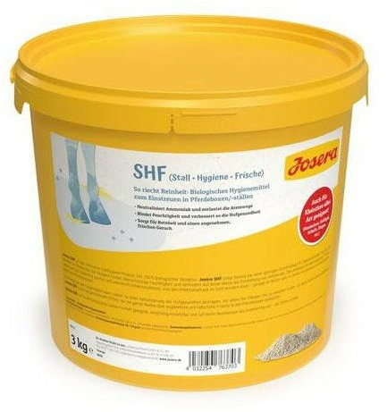 Josera Pferd SHF (Stall, Hygiene, Frische) | 3 kg | Eimer Biologisches Hygienemittel zum Einstreuen in Pferdeboxen/-ställen