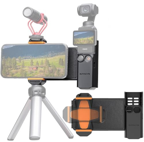 Honbobo Osmo Pocket 3 Expansion Holder and Adapter - Compatible with DJI Osmo Pocket 3 Phone Mount Accessories