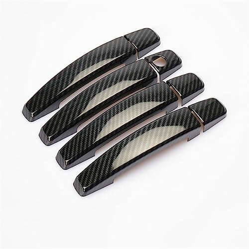 RSFIL Fahrzeugform Carbon-Faser-Auto-Türgriff-Abdeckung Für OPEL Für Astra H 2004 2005 2006 2007 2008 2009 J 2010 2011 2012 2013 2014 2015 dekorative Abdeckung (Color : 1)