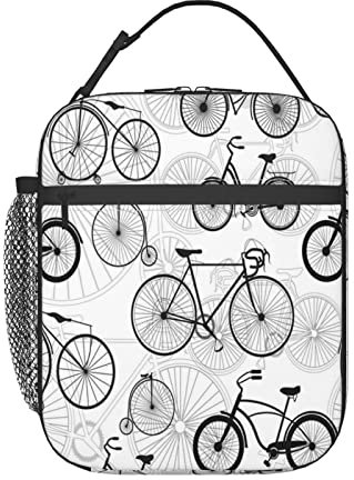 Lonchera de bicicleta para el trabajo, viajes, loncheras, loncheras, enfriadores, aisladas, para niños y hombres