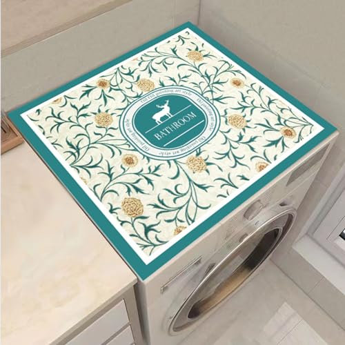 alfombra para lavadora ,Tapete de Goma ,cubre lavadora ,funda universal para lavadora ,duradera ,Fácil de limpiar ,no se encoge, permeable al aire ,Aplicable a Lavadora o Secadora Cuarto de Lavado