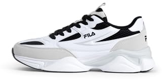 FILA Homme Recade Basket, White Black, 42 EU