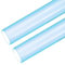 sourcing map PVC Conduit Pipe 1.5m/59 Length 20mm OD Cable Ducting Transparent Blue Straight Tube for Electrical Wiring Installation Pack of 2