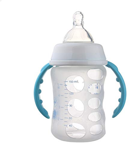 3 Pièces Housses de Biberon en Silicone, Housse de Biberon en Silicone pour Biberons en Verre Avent, Manchon de Protection de Biberon en Silicone, Housse Anti-Chute pour Voyage à