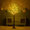 CuteHairy Lighted Olive Tree, 5Ft 100 Tall Faux Silk Light Up Plant Trees with 100 Warm White LED Lights, USB Powered Artificial Plant with Switch Button, IP44 Waterproof Artificial Greenery Tree.5m