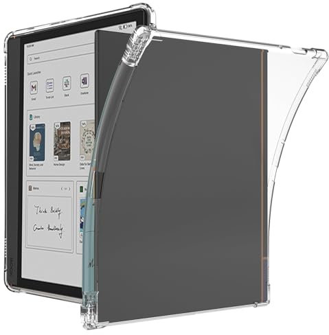 CONAPIKA Hülle für BOOX Tablet Note Air 4C/Air 3C/Air 3 10.3 Zoll, Airbag Schutz Weiche TPU Stoßfest Kratzfest Schutzhülle Ultradünn Durchsichtige Anti-Fingerabdruck Hülle Bumper Rückseite Cover