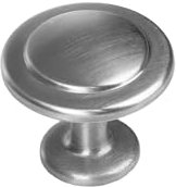 TMY 10 x Möbelknöpfe Schrankknöpfe Silber Möbelgriffe 30 mm | Schrankgriffe Knauf Knöpfe für Schränke Möbelgriff Griffe für Küchenschränke | Türknauf Schrank Griff für Schranktüren Möbelknopf