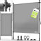 tillvex® Store Extérieur Vertical 150x310cm Gris avec Manivelle sans Perçage | Store Enroulable Extensible & Occultant | Store Manuel Balcon Terrasse Jardin | Brise-Vue Balcon Résistant