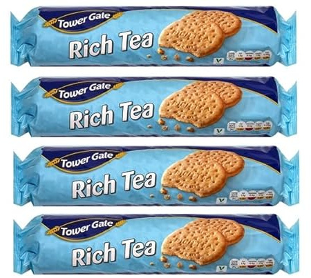 Rich Tea Biscuits 300 g (4 Pack) SMOOTH & SNAPPY Carefully baked for a dunkable, lightly malty treat.