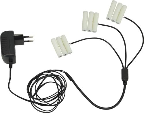 Stromadapter für Batterieartikel, ersetzt 3x 3 AAA