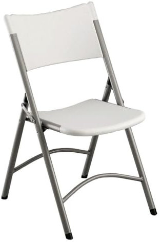 Cosma Klappstuhl, Metall, Weiß, 86 x 40 x 39 cm