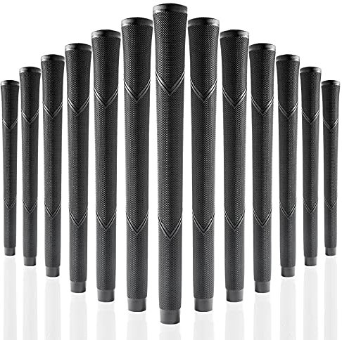 yamato Performance Arthritic Golf Grips - Set of 13 Rubber Grips for Iron Wood Clubs.