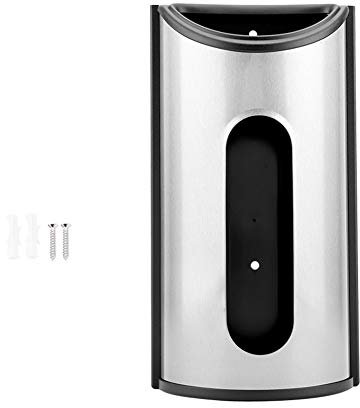 Solomi Sac en Plastique Distributeur Support Mural en Plastique Distributeur Sac Porte-Sac en Plastique Organisateur for la Cuisine