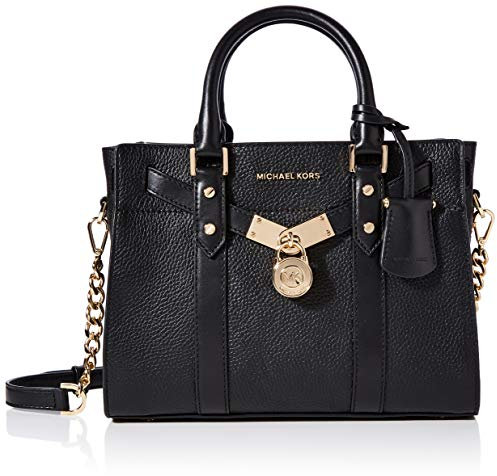 Michael Kors Womens Hamilton Legacy Handtasche, Schwarz (Black)