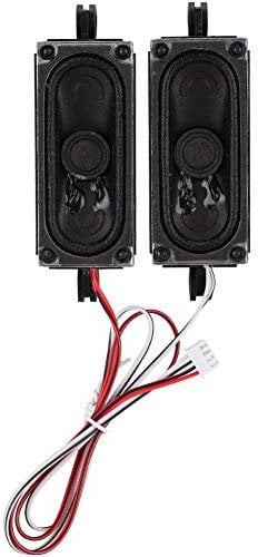 Lazmin TV Speaker, 2Pcs 4 Ohm 5W TV Box Speaker Loudspeaker Sound Amplifier Unit for LCD TV Advertising Player