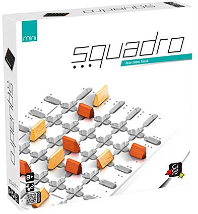 Gigamic, Squadro Mini, Familienspiel, Holzspiel, 2 Spieler, Ab 8+ Jahren, 20 Minuten, Deutsch, Mehrsprachig