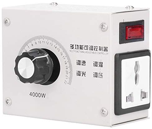 Regolatore di tensione SCR 4000W Dimmer Regolatore elettronico a tiristori ad alta potenza Regolatore elettronico Stabilizzatore di tensione Accurato AC110/220V(EU PLUG)