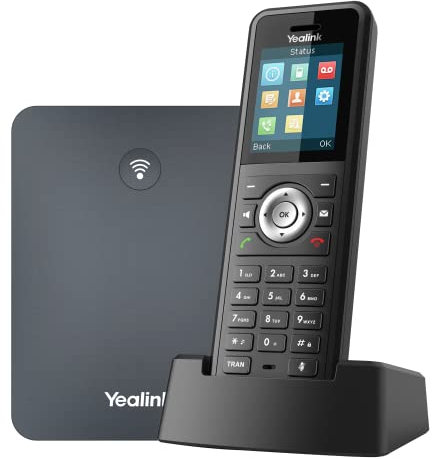 Yealink W79P DECT IP Telefon System (W70B Basis + W59R Handset) Schwarz (Generalüberholt)