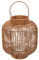 Atmosphera - Laterne Ali - Rattan und Metall - H30 cm - Beige