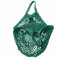 Reusable String Shopping Grocery Bag Shopper Tote Mesh Net Woven Cotton Market Bags (Green)
