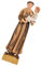 Abaodam Anthony Statue Aus Resin Religiöse Figur Für Kirche Und Zuhause Dekorative Tischschmuck Für Wohnzimmer Geschenkidee Für Freunde Und Familie