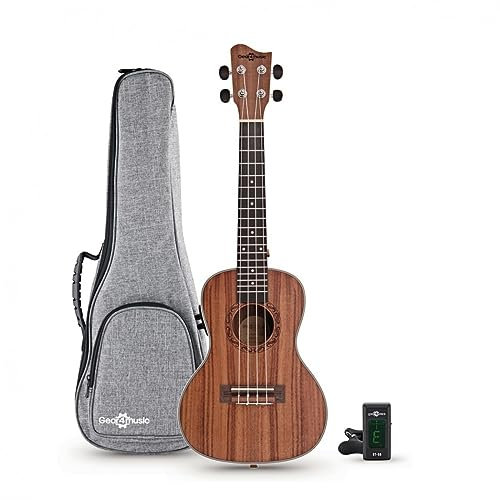 Elektroakustische Konzert-Ukulele für Erwachsene Anfänger Kit Gear4music