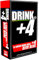 Magma Games DRINK +4 - Giochi Alcolici da uno a +12 Giocatori, Gioco Alcolico per Adulti con Carte Divertenti, Drinking Game da Sbronzami con Shottini per Addio al Nubilato, Celibato, Feste, Roulette