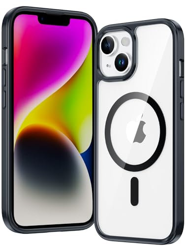 FNTCASE für iPhone 13 Hülle: iPhone 14 Handyhülle Magnetische Militär Fallschutz Anti Vergilbung Handyhülle - Robuste langlebige stoßfeste Schutzhülle - 6,1 Zoll