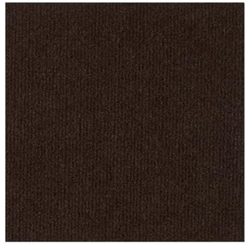 Hiseng Carpet Tiles Self Adhesive 30x30cm - 20pc Dark Brown Non-Slip Hardwearing Carpet Tiles Rugs Easy Peel and Stick Flooring Covering