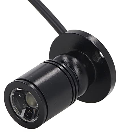 Mini-Spot-Lichter, Helligkeit Dimmbar, USB-LED-Strahler für Vitrinen & Schränke, Kompakt Aluminium, Weißlicht 6000K, Beleuchtungsset