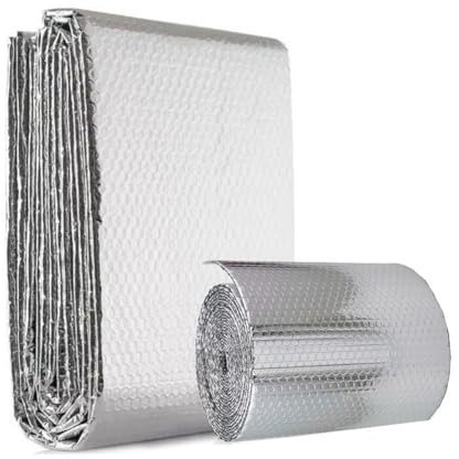 URPIZY Radiator Foil Reflective 5M X 60Cm Radi Save Foil,Radiator foil,Saving Helps Winter Saves Energy for Home Heating Efficiency(with Stickers)