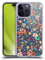 Head Case Designs Offizielle Ninola Blaues Blumenmuster Farbenfrohe Drucke Soft Gel Handyhülle Hülle kompatibel mit Apple iPhone 14 Pro Max