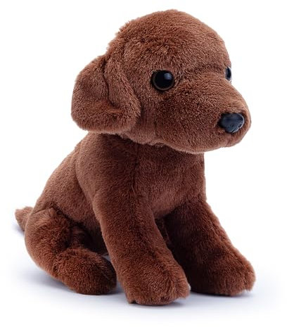 Zappi Co Coco der Schokoladen Labrador Plüschhund (15cm) - Choco-Lab Freund - Weich, Kuschelig, Recycelt - Perfekter Welpen-Kuschelfreund