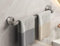 LNGFSH Porta Asciugamani Bagno Ventosa, Portasciugamani da Bagno, Porta Asciugamani Bagno Alluminio Resistente, Appendi Asciugamani Bagno (50cm,Grigio)
